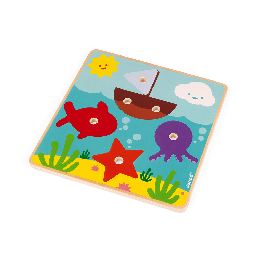 Janod I Am Learning to Screw Wood Activity Game – Bild 4